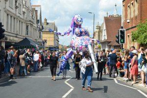 Creation of procession piece for carnival - 1