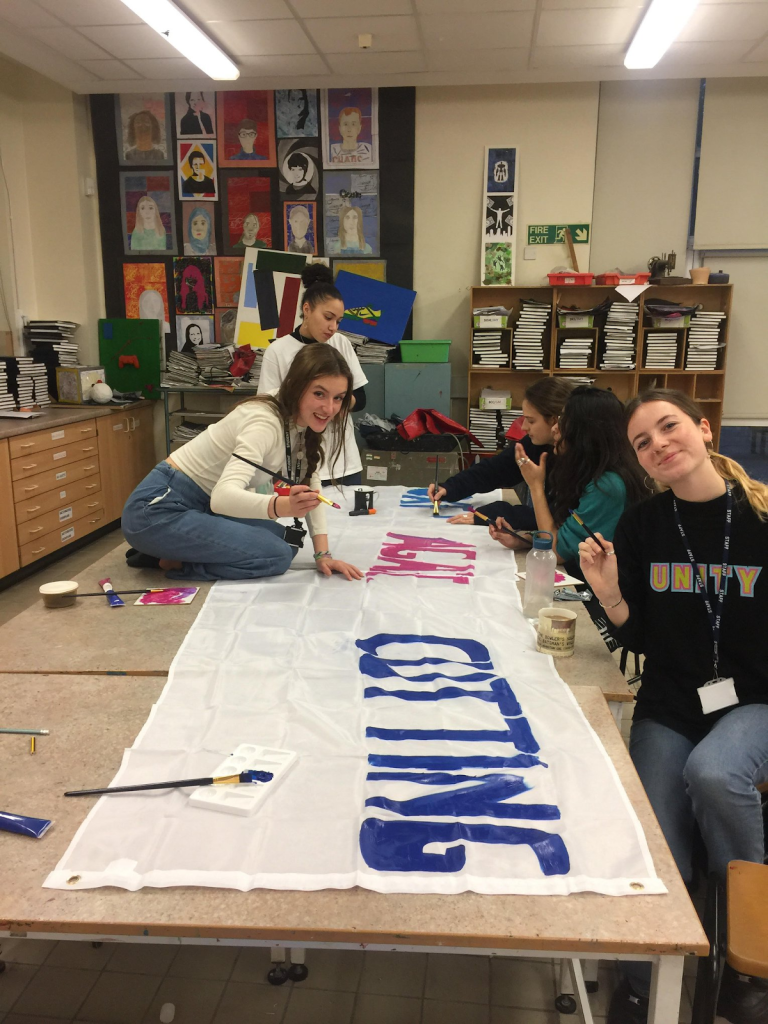 Charity banner